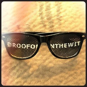 Pinhole Sunglasses Unisex Black Glasses